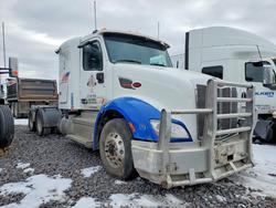 Salvage trucks for sale at Rogersville, MO auction: 2019 Peterbilt 579 Semi Truck