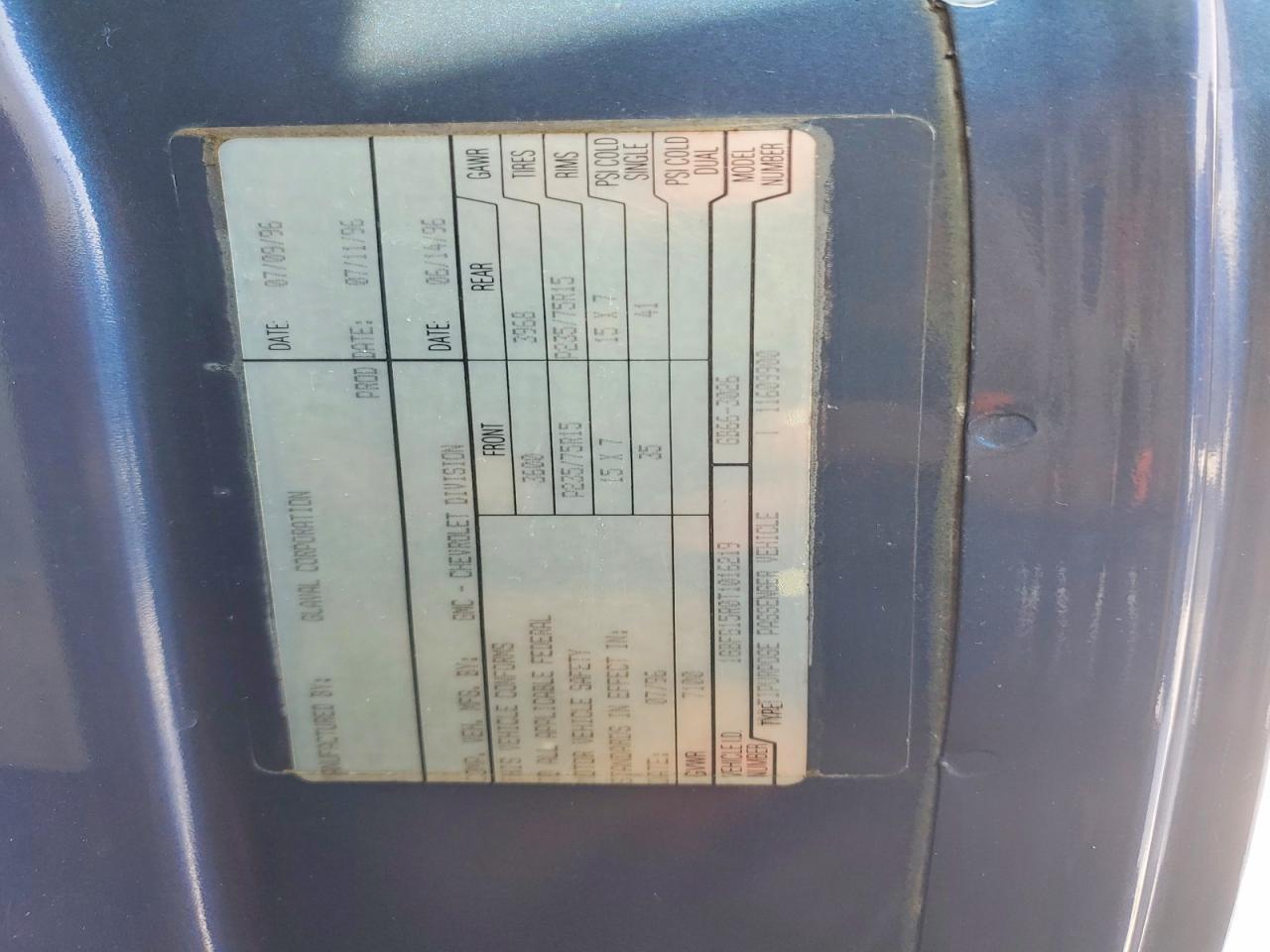 1996 Chev G10
