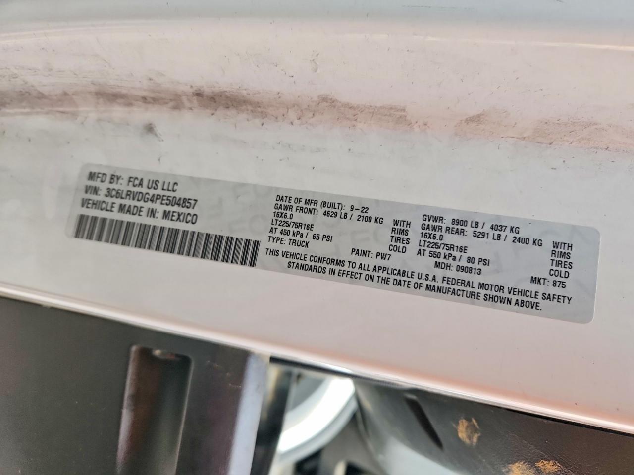 2023 Dodge Ram Promaster 2500 Delivery van