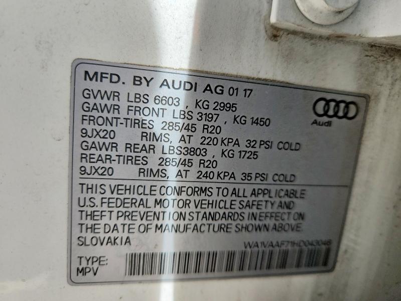 2017 Audi Q7 Prestige