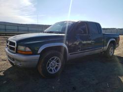 Dodge Dakota salvage cars for sale: 2002 Dodge Dakota Quad SLT