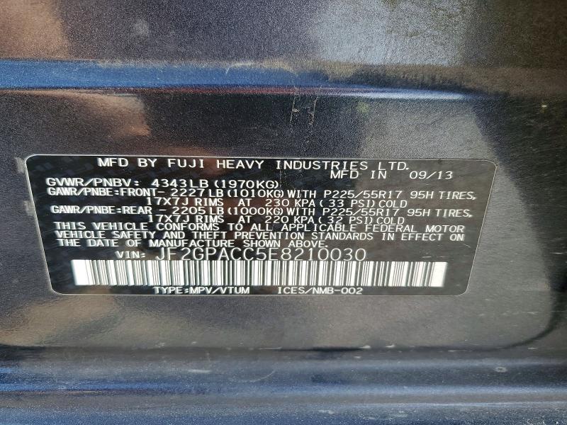 2014 Subaru Xv Crosstrek 2.0 Premium