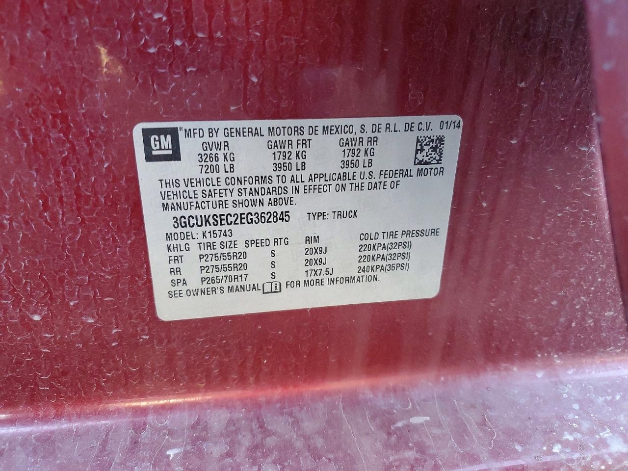 2014 Chevrolet Silverado K1500 LTZ