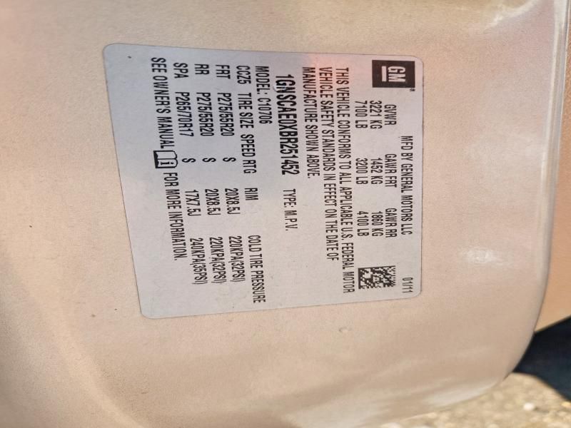 2011 Chevrolet Tahoe C1500 ls