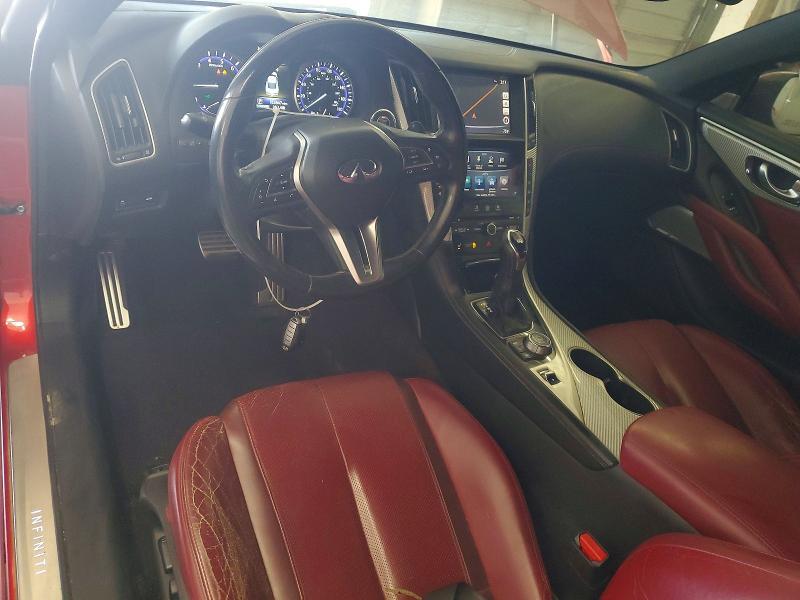 2017 Infiniti Q60 red Sport 400