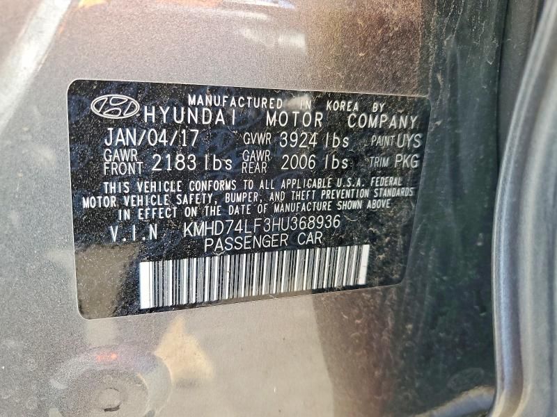 2017 Hyundai Elantra se