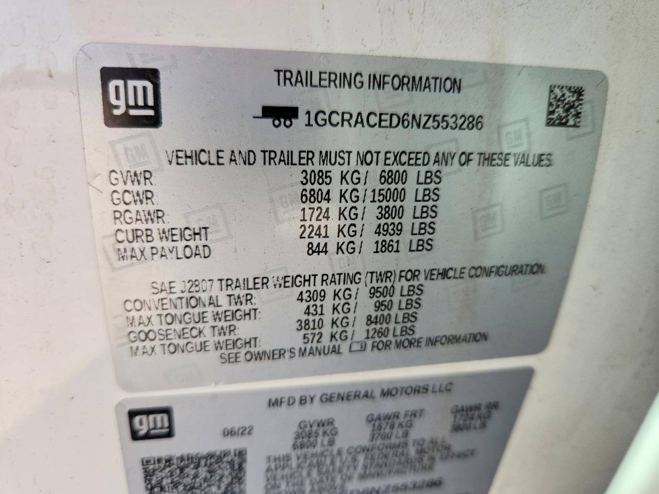 2022 Chevrolet Silverado C1500 LT