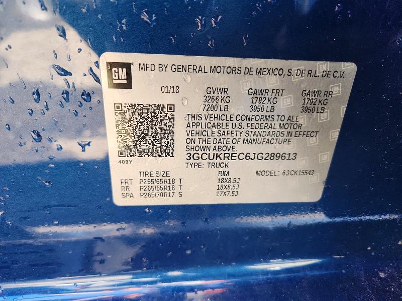 2018 Chevrolet Silverado K1500 lt