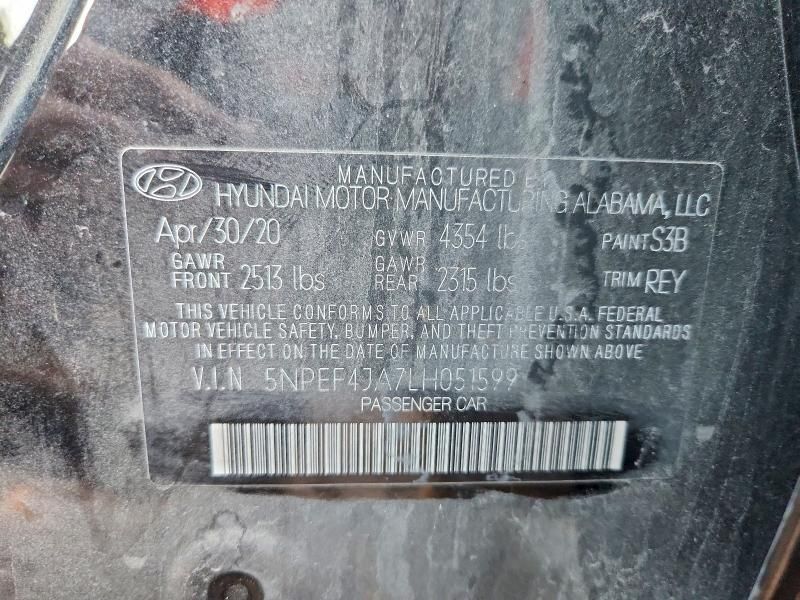 2020 Hyundai Sonata sel