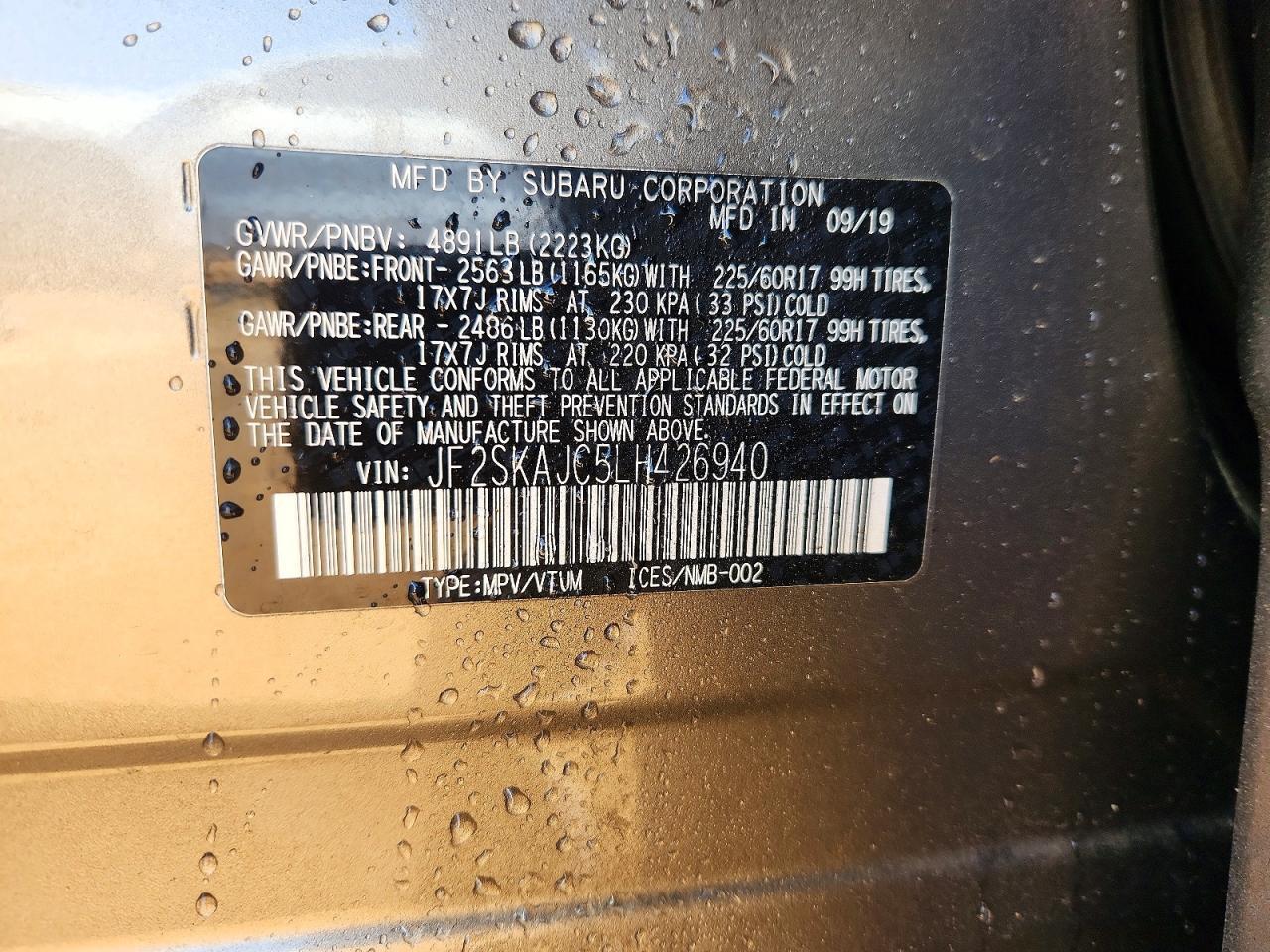 2020 Subaru Forester Premium