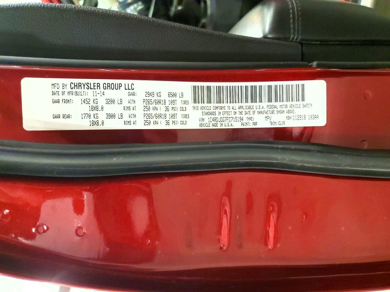 2015 Dodge Durango Limited