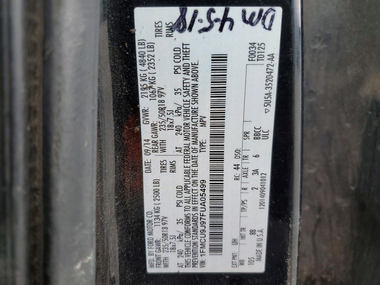 2015 Ford Escape Titanium