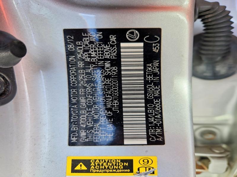 2013 Lexus Es 350 Base