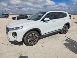 Hyundai salvage cars for sale: 2019 Hyundai Santa fe Limited