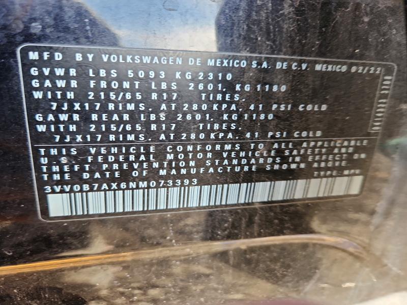 2022 Volkswagen Tiguan s