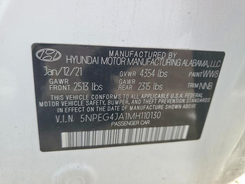 2021 Hyundai Sonata se