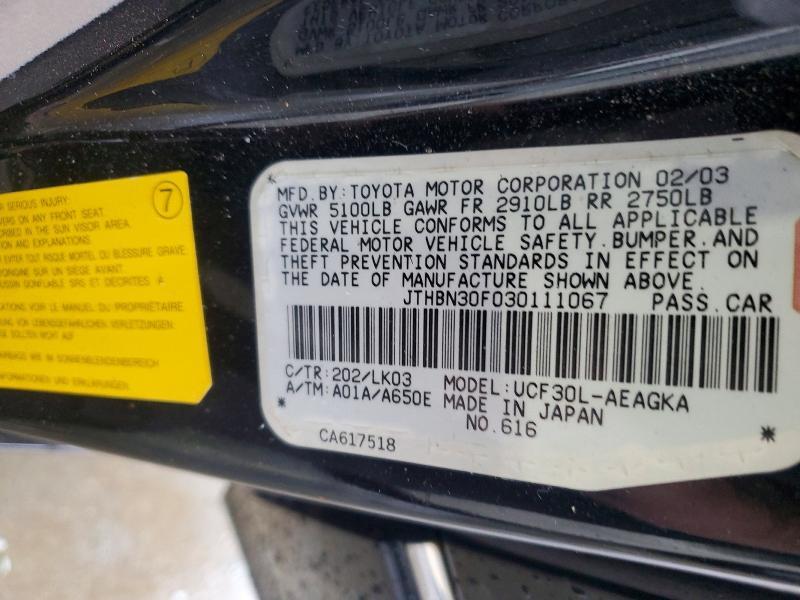 2003 Lexus Ls 430 Base