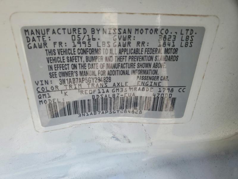 2016 Nissan Sentra s