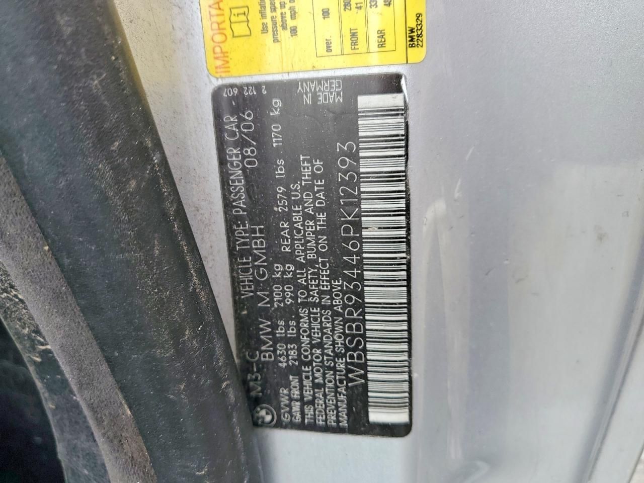 2006 BMW M3