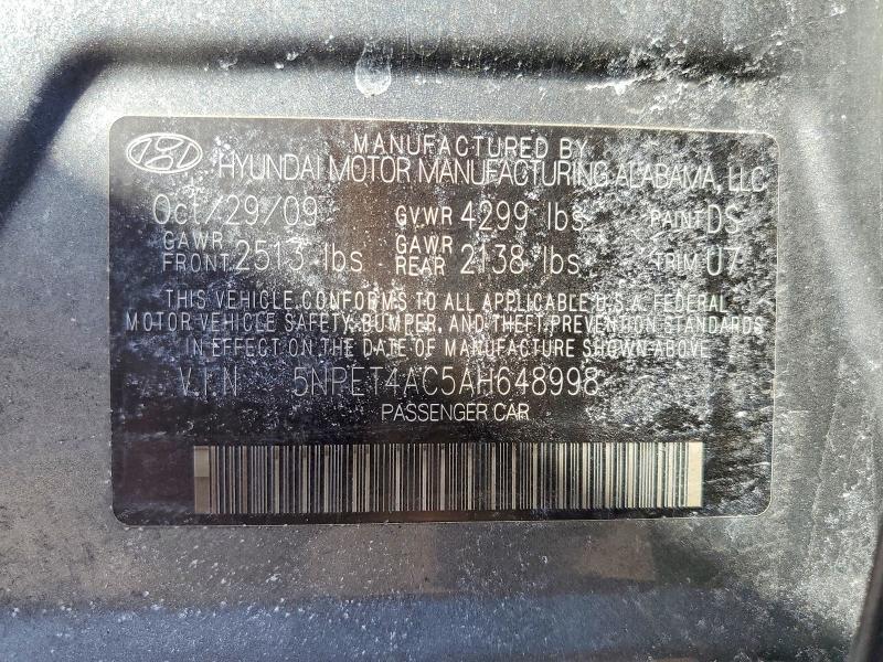 2010 Hyundai Sonata gls