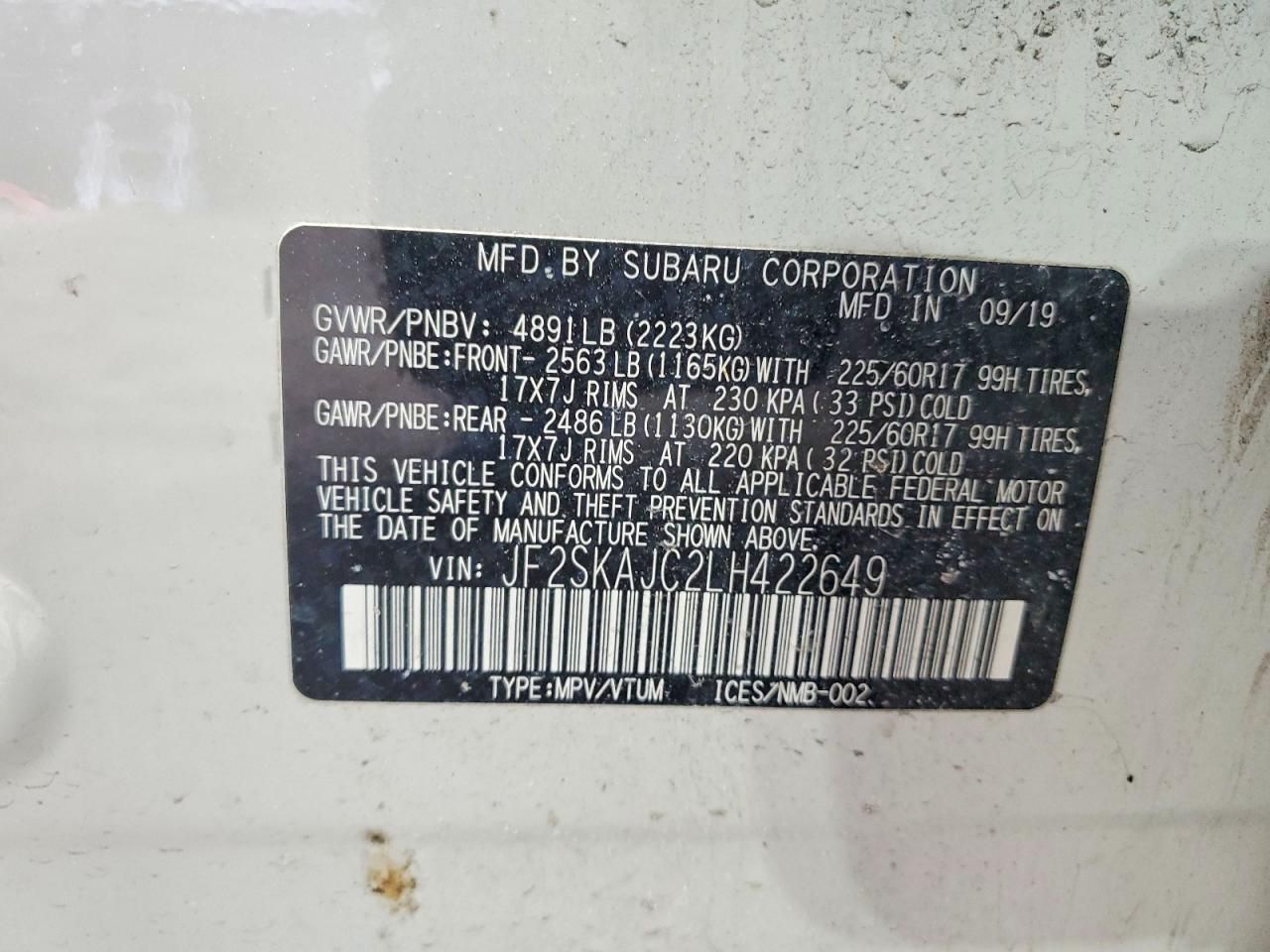 2020 Subaru Forester Premium