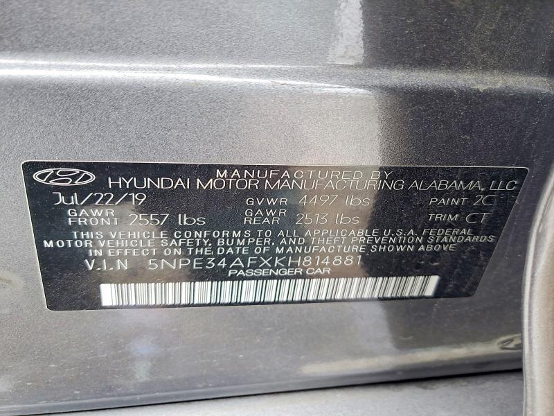 2019 Hyundai Sonata Sport