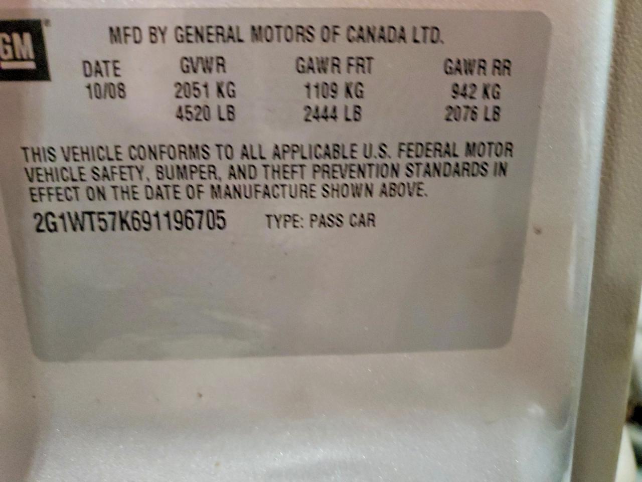 2009 Chevrolet Impala 1LT
