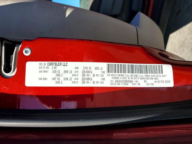 2009 Chrysler Town & Country lx