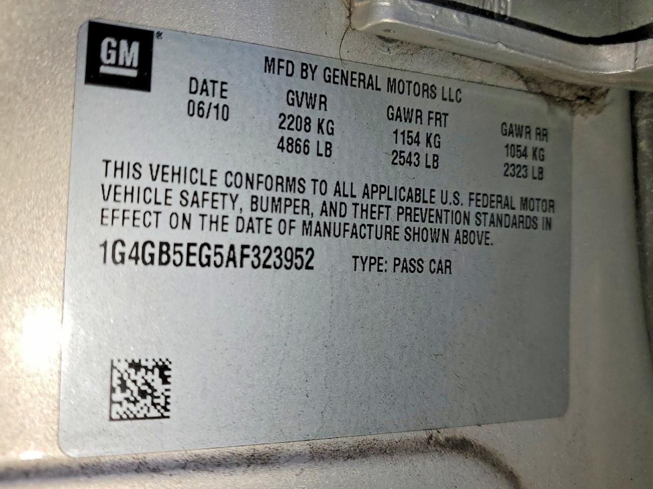 2010 Buick Lacrosse cx