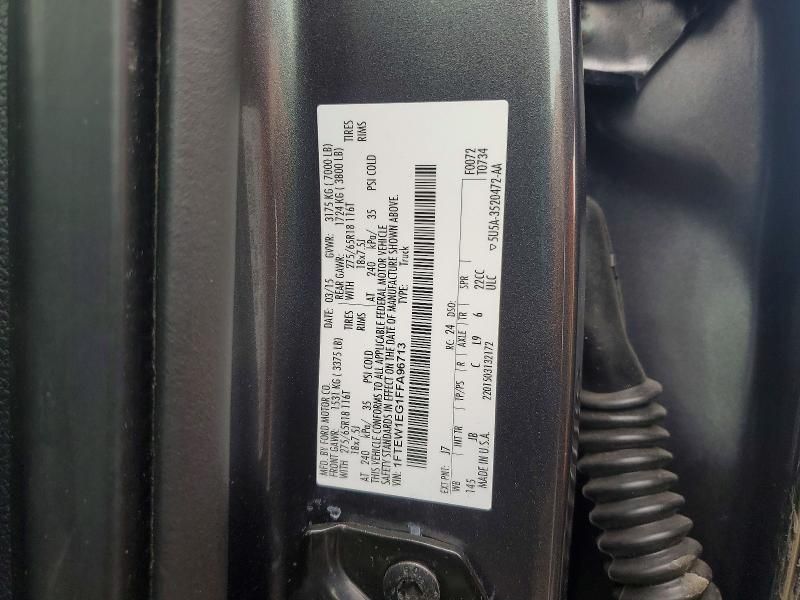 2015 Ford F150 Supercrew