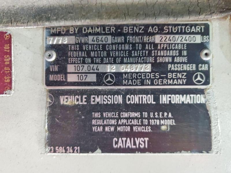 1978 Mercedes-Benz SL