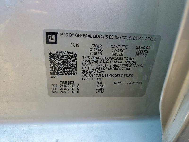 2019 Chevrolet Silverado K1500