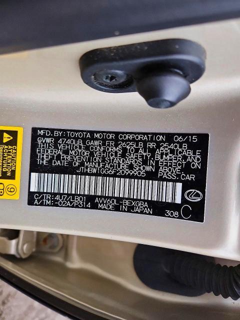 2015 Lexus Es 300h