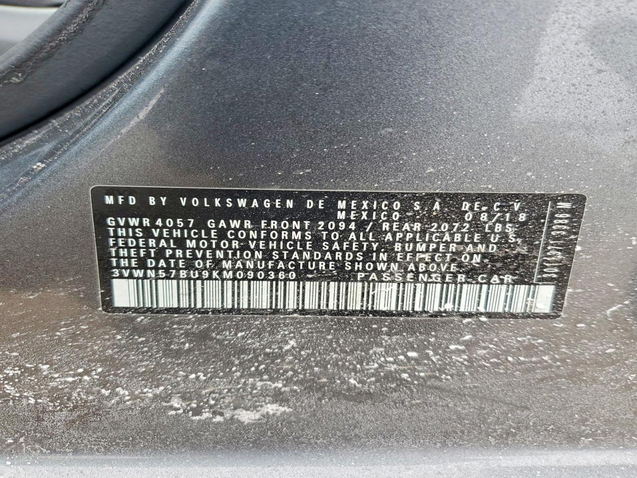 2019 Volkswagen Jetta s