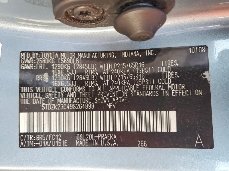 2009 Toyota Sienna ce