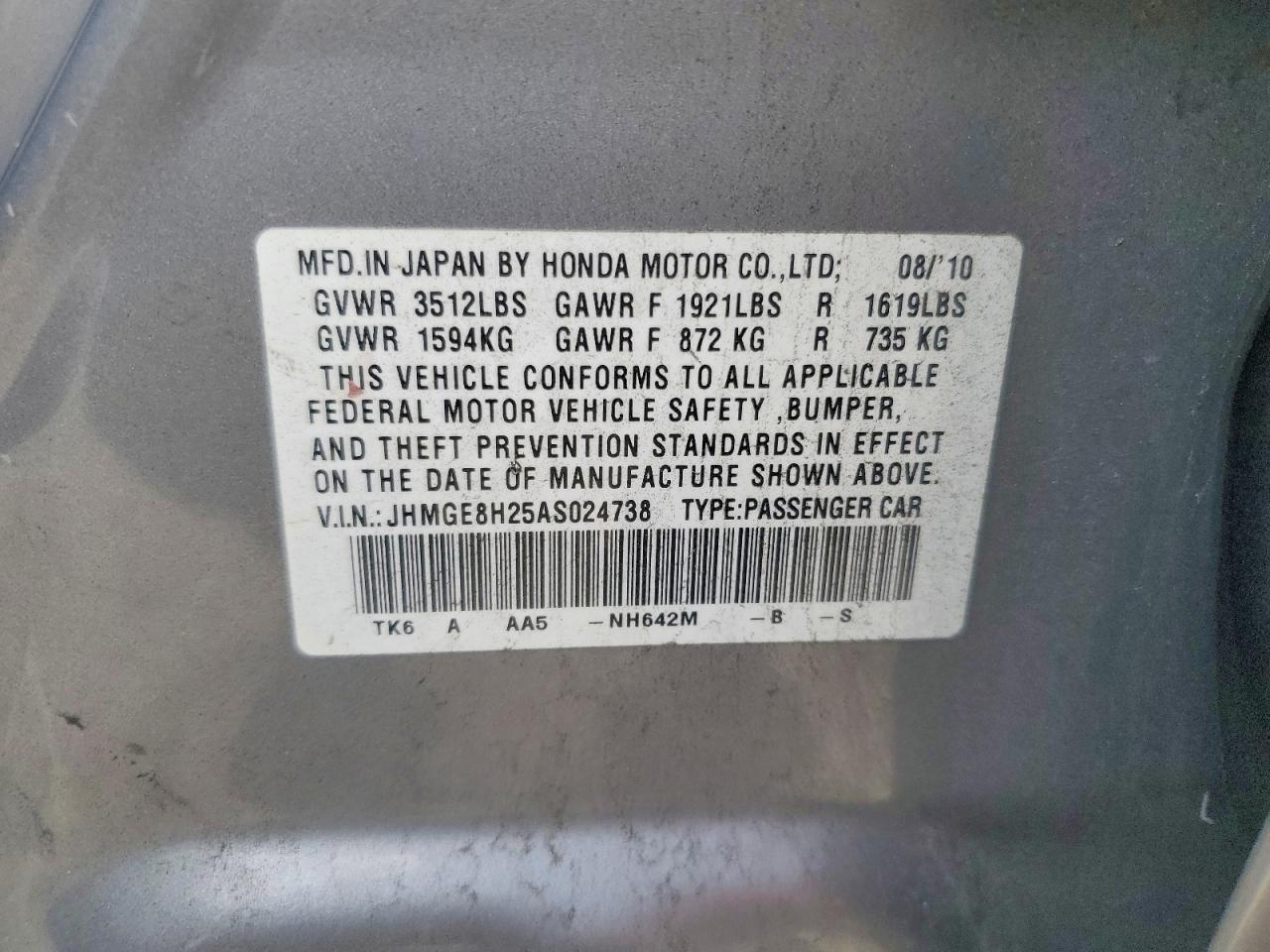 2010 Honda FIT