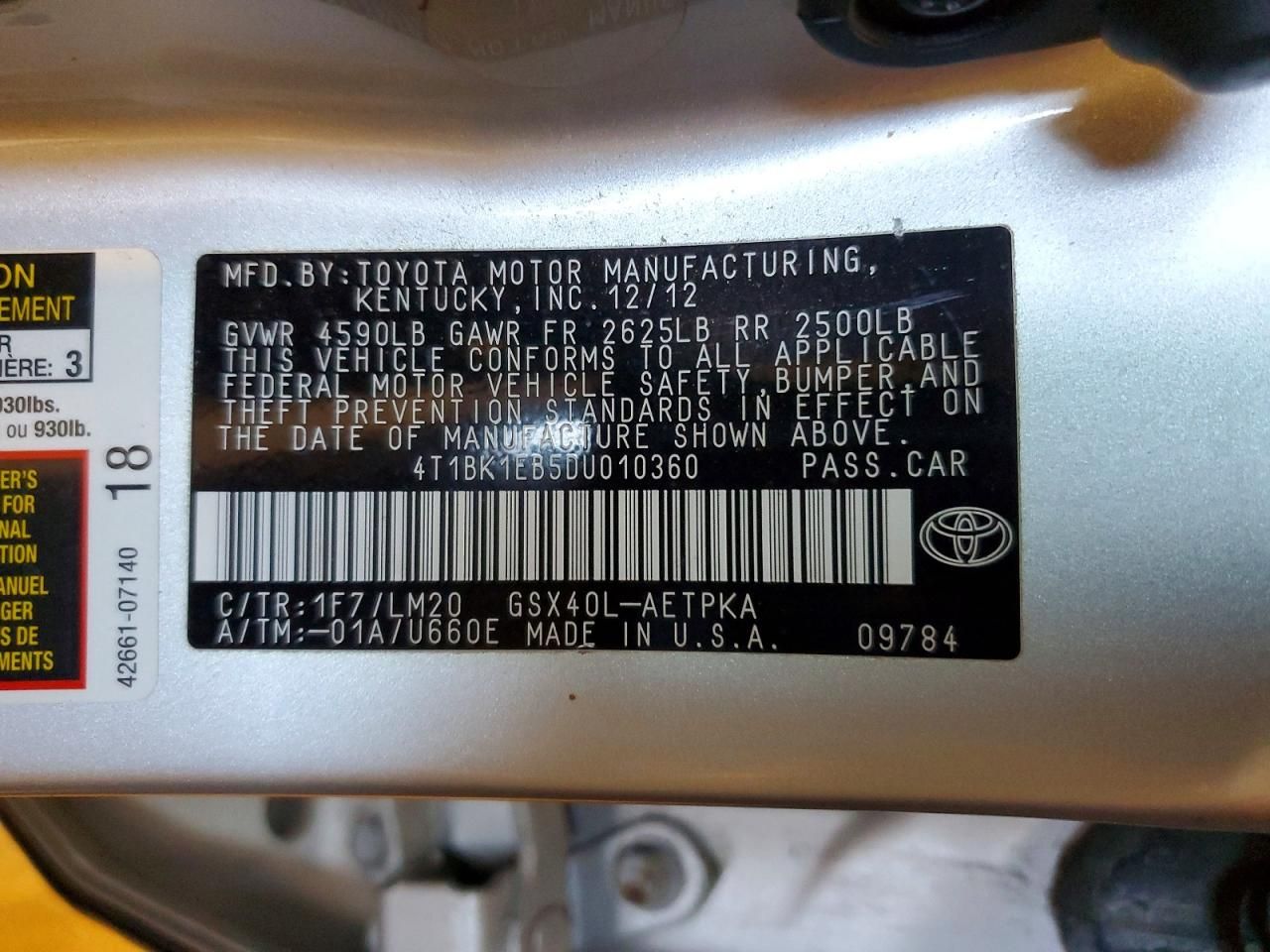 2013 Toyota Avalon Limited