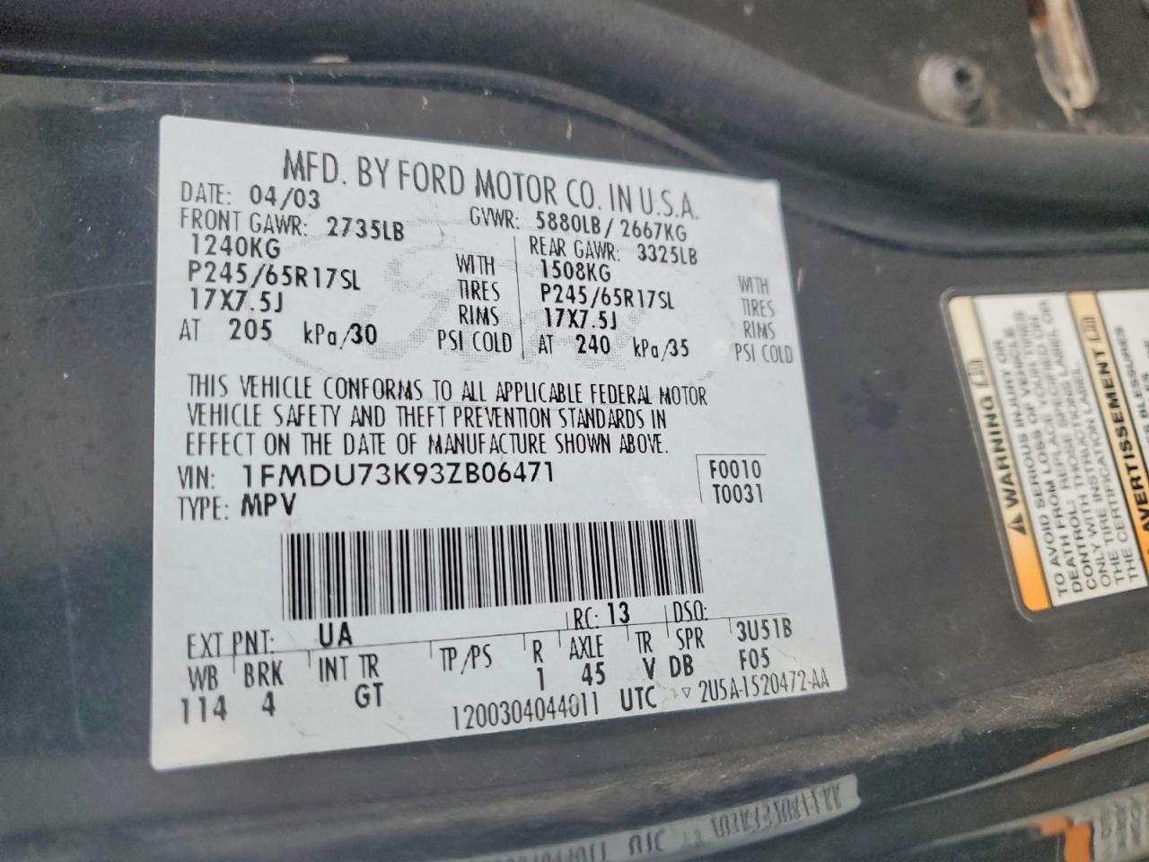 2003 Ford Explorer xlt