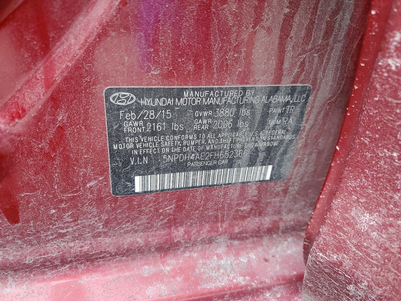 2015 Hyundai Elantra se