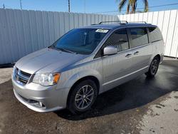 Dodge salvage cars for sale: 2017 Dodge Grand Caravan sxt