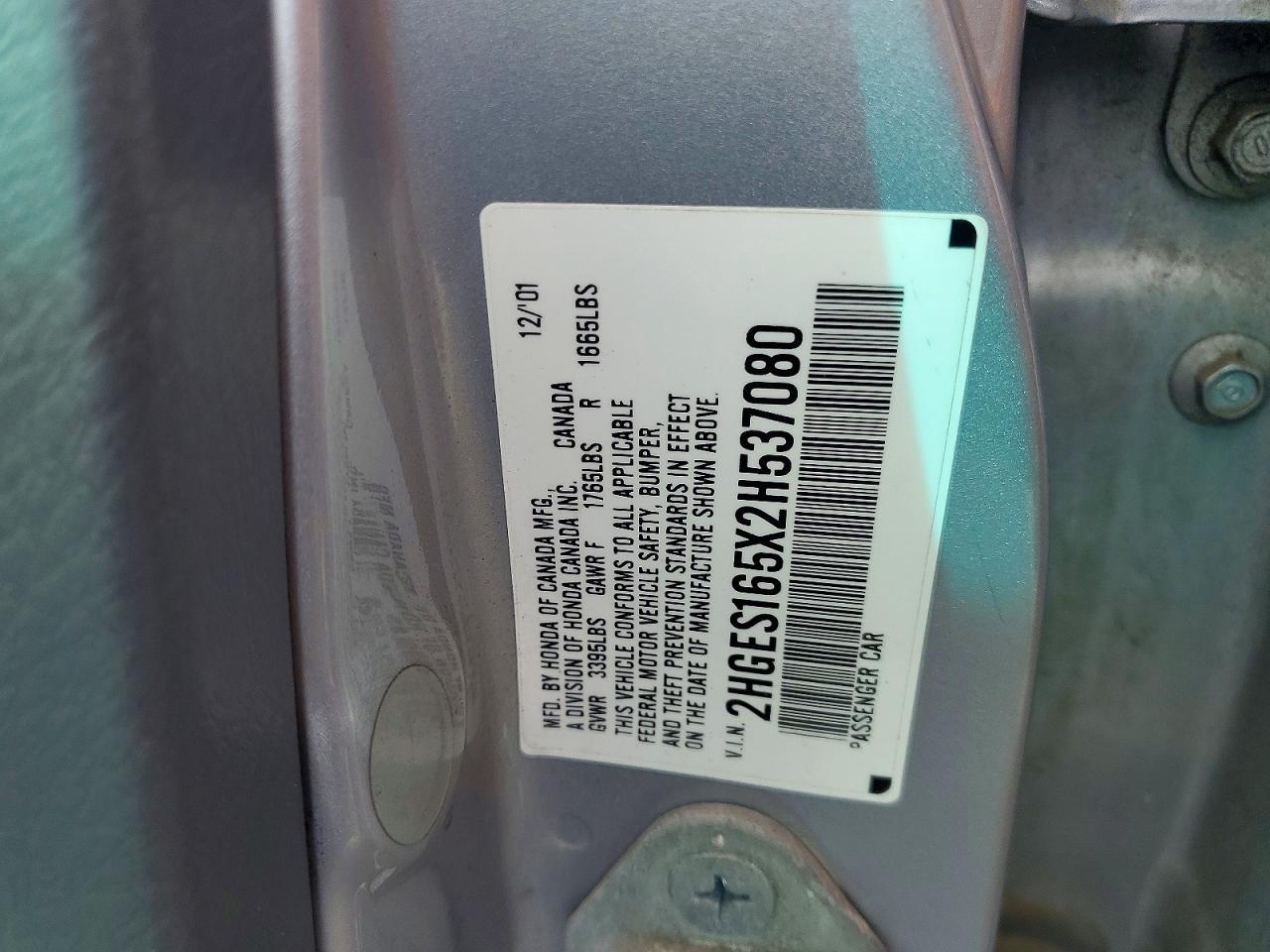 2002 Honda Civic lx