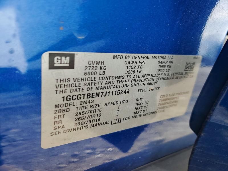 2018 Chevrolet Colorado