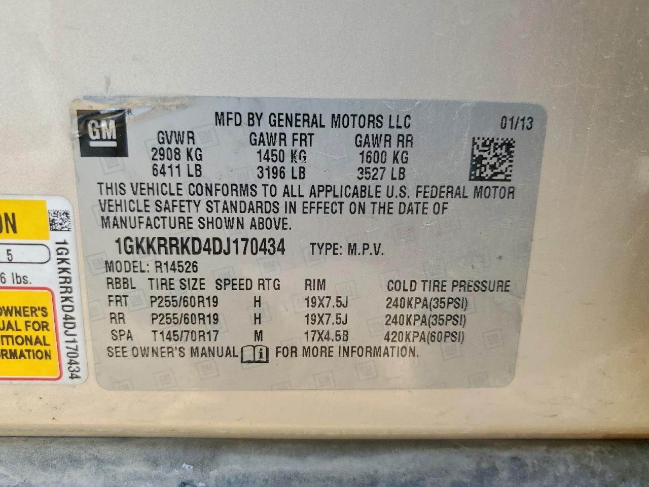 2013 GMC Acadia Slt-1