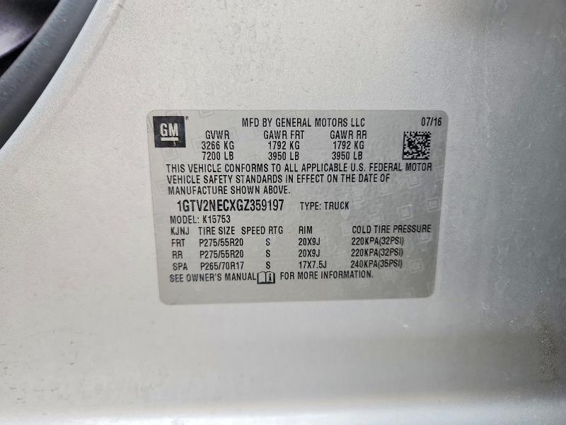 2016 GMC Sierra K1500 slt