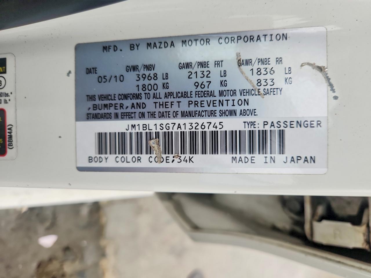 2010 Mazda 3 I