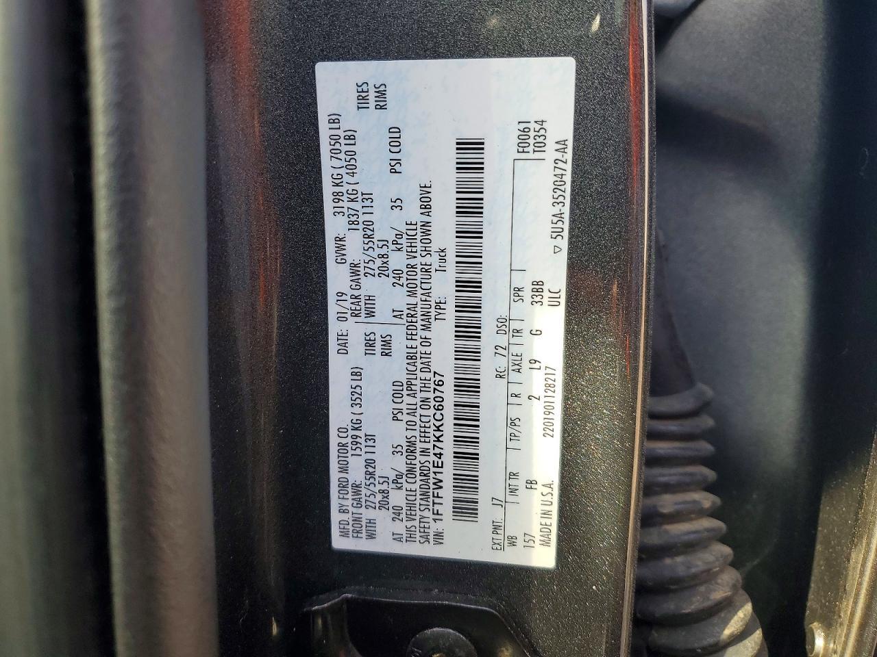 2019 Ford F150