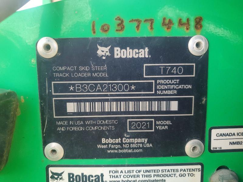 2021 Bobcat T740