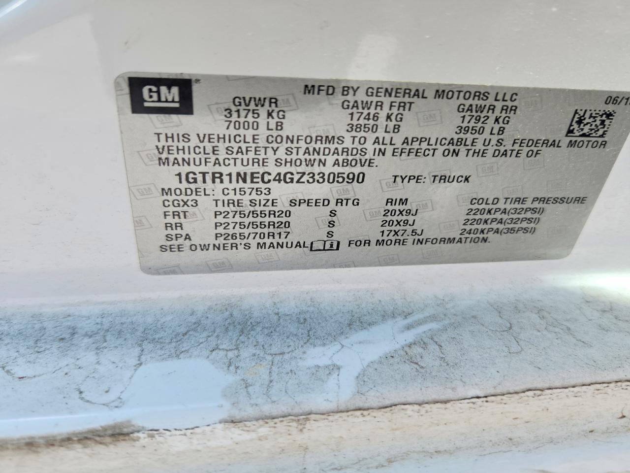 2016 GMC Sierra C1500 SLT