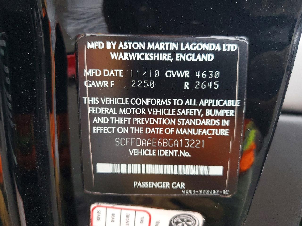 2011 Aston Martin DB9
