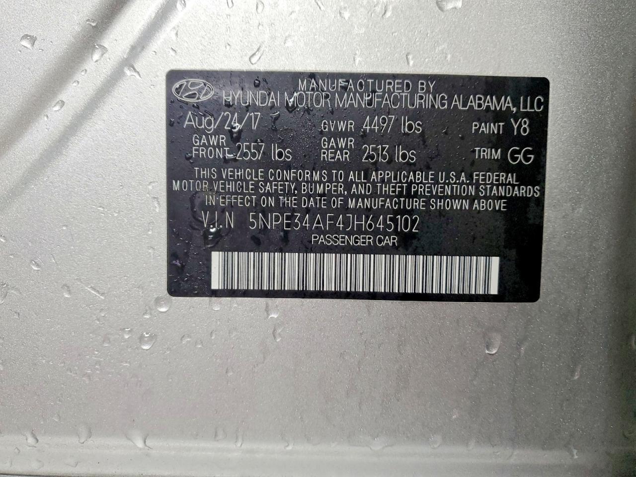 2018 Hyundai Sonata sel